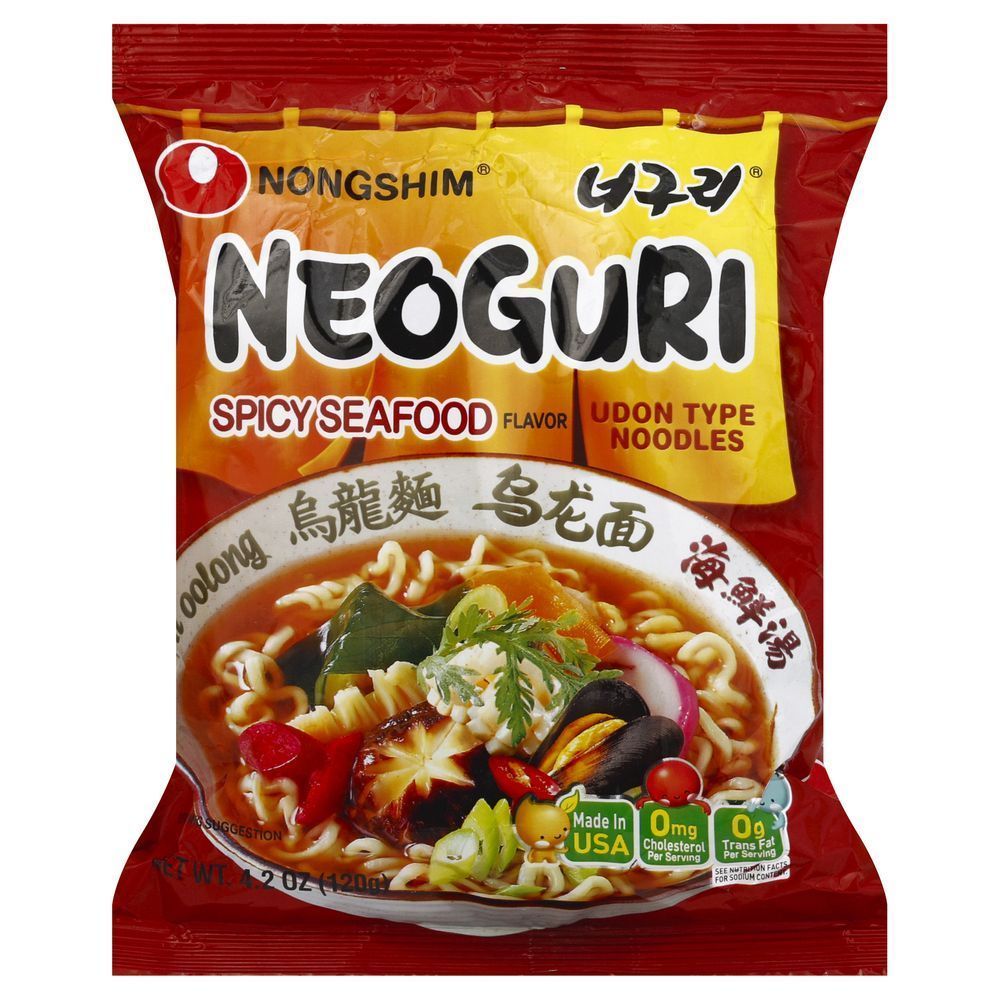 Neoguri Spicy Seafood Udon Noodles
