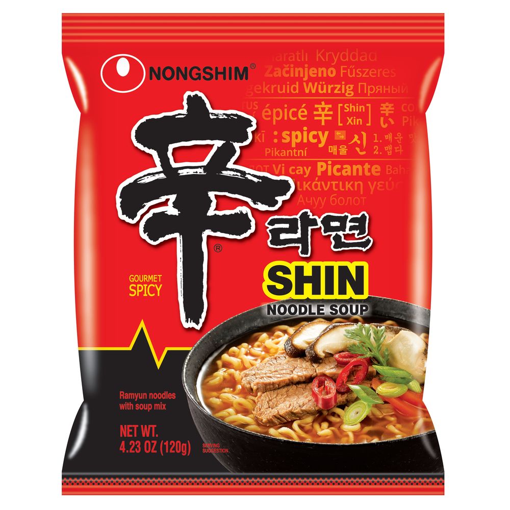 Nongshim Gourmet Spicy Shin Ramyun Noodle Soup, 4.2 Ounce -- 10 Per Case