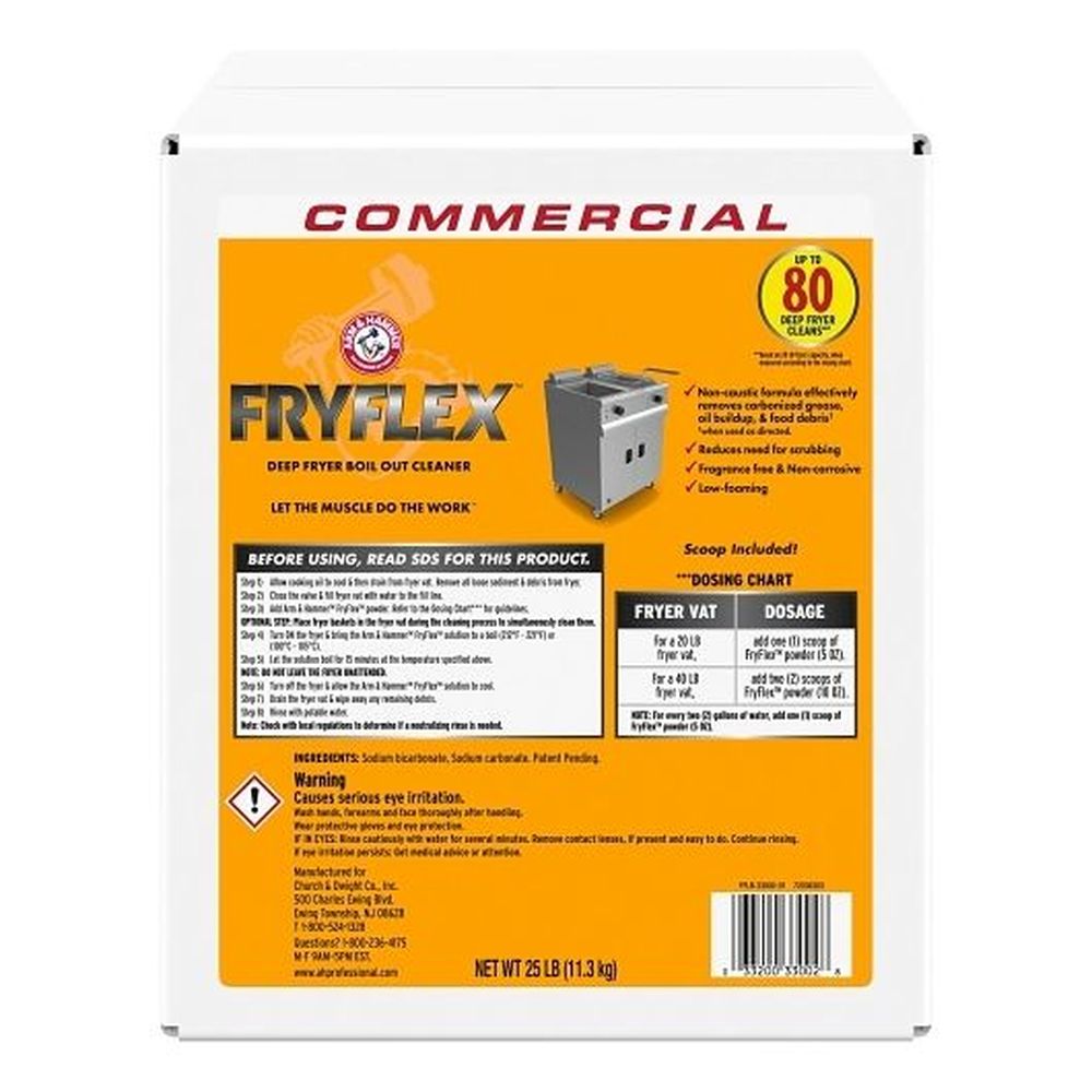 Fryflex Deep Fryer Boil Out Cleaner - Bulk Box, 25 Pound
