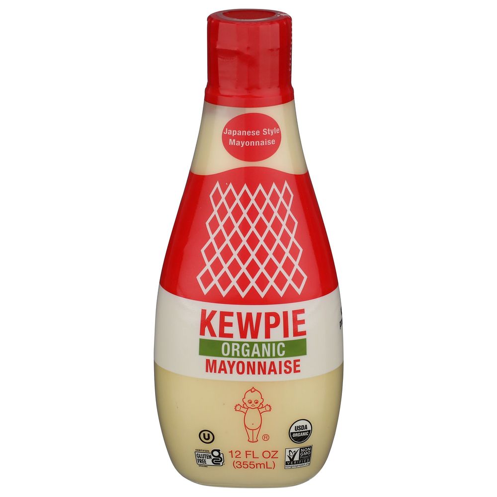 Kewpie Organic Japanese Style Mayonnaise, 12 Fluid Ounce -- 6 Per Case