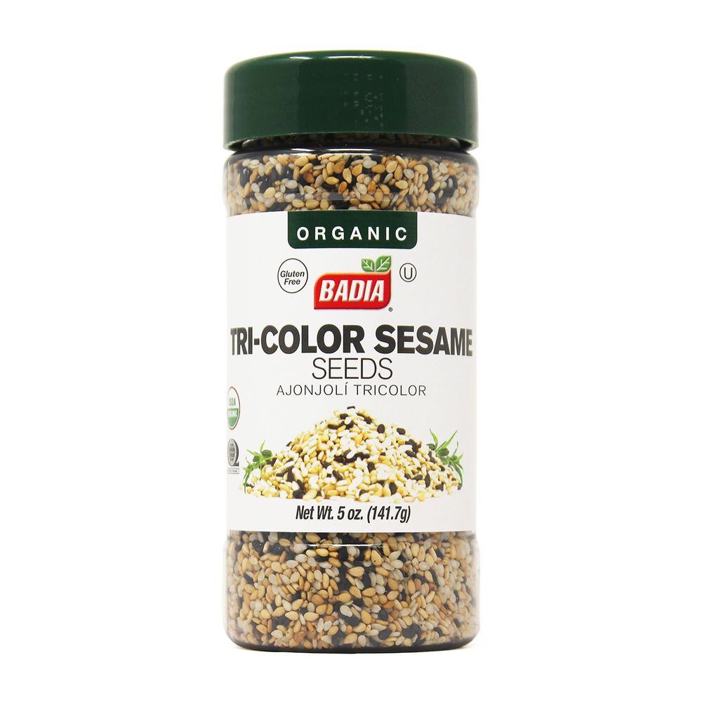 Badia Organic Tri-color Sesame Seeds, 5 Ounce -- 6 Per Case