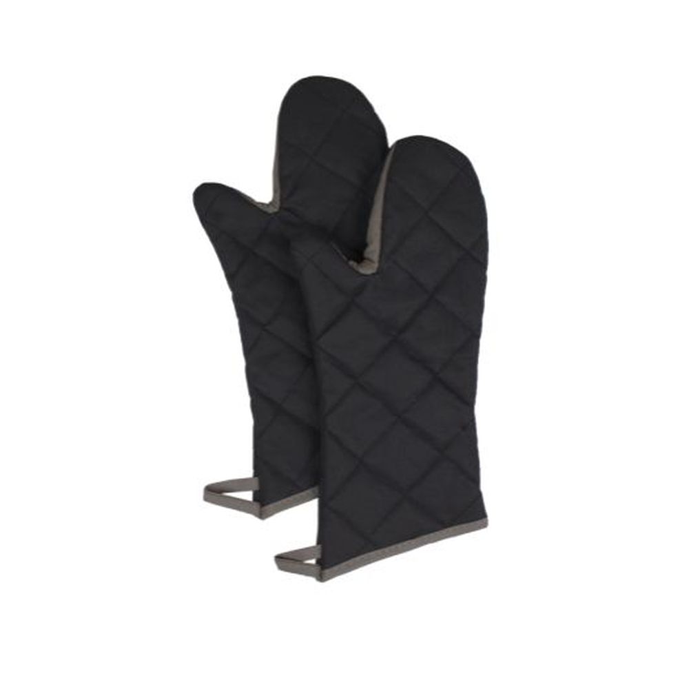 Ritz 17 Inch Elbow-length Flame-resistant Pyrotex Black Oven Mitt, 2 Count -- 12 Per Case