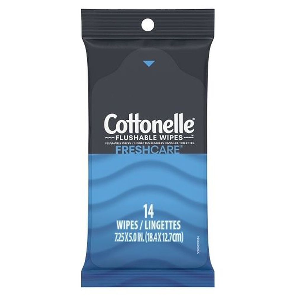Cottonelle Freshcare Flushable Wipes, 14 Count -- 24 Per Case