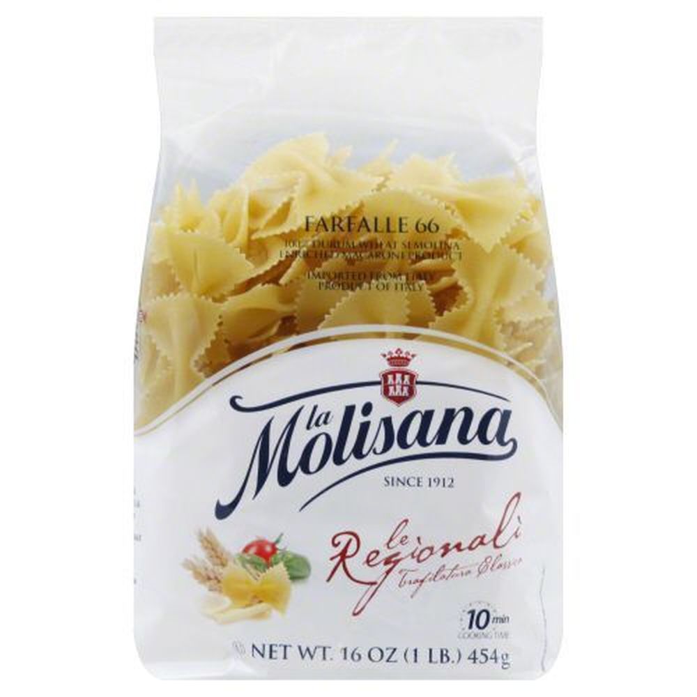 La Molisana Farfalle Pasta, 16 Ounce -- 12 Per Case