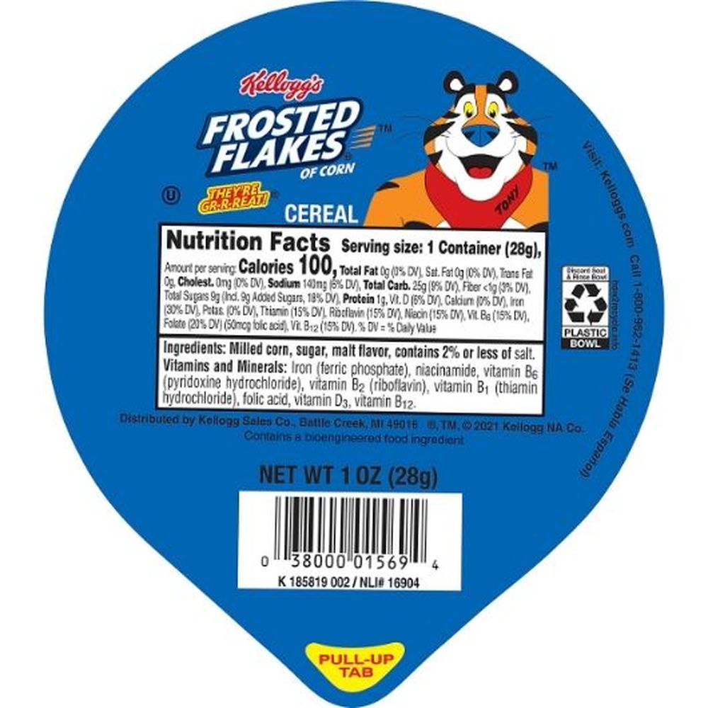 Kellogg's Frosted Flakes Single Serve Cereal Case | FoodServiceDirect
