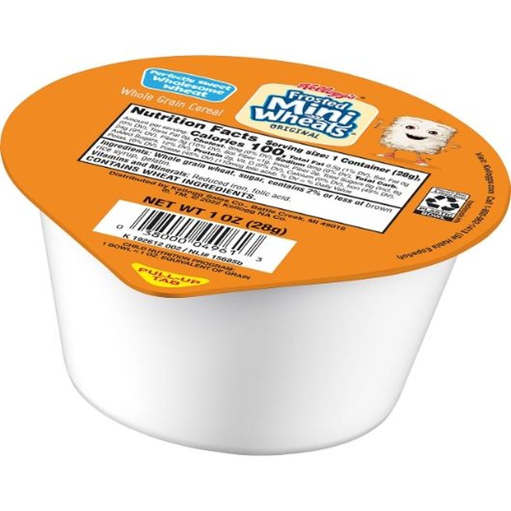 Frosted Mini-wheats Bite Size Cereal, 1 Ounce -- 96 Per Case