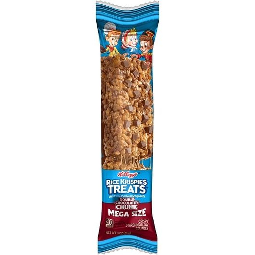 Rice Krispies Treats Double Chocolate Chunk Crispy Marshmallow Squares, 3 Ounce -- 72 Per Case