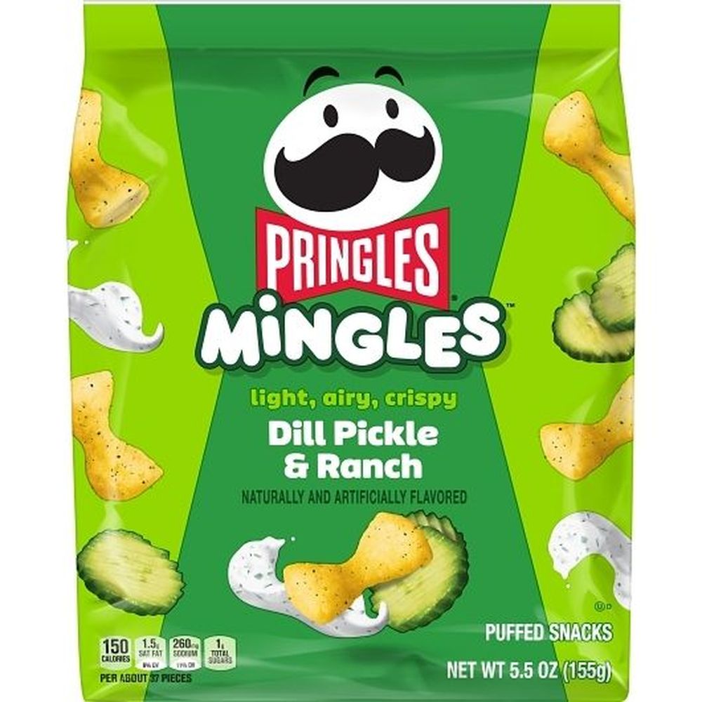 Mingles Dill Pickle and Ranch Potato Crisps