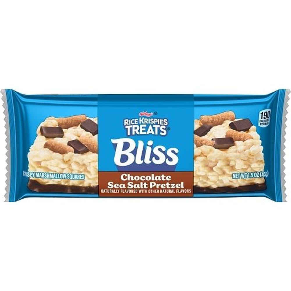 Treats Bliss Chocolate Sea Salt Pretzel Crispy Marshmallow Squares