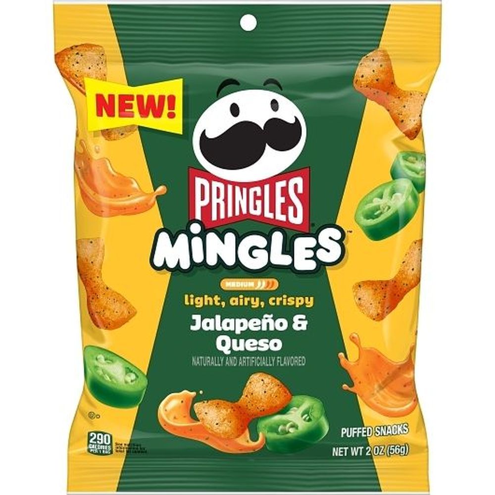 Mingles Jalapeno and Queso Puffed Snacks