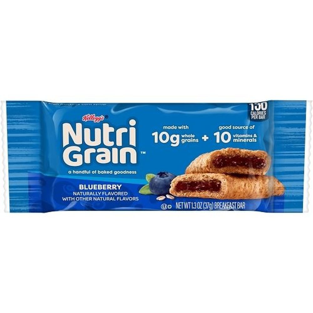 Nutri-grain 1.3 Ounce Blueberry Breakfast Bar, 16 Count -- 3 Per Case