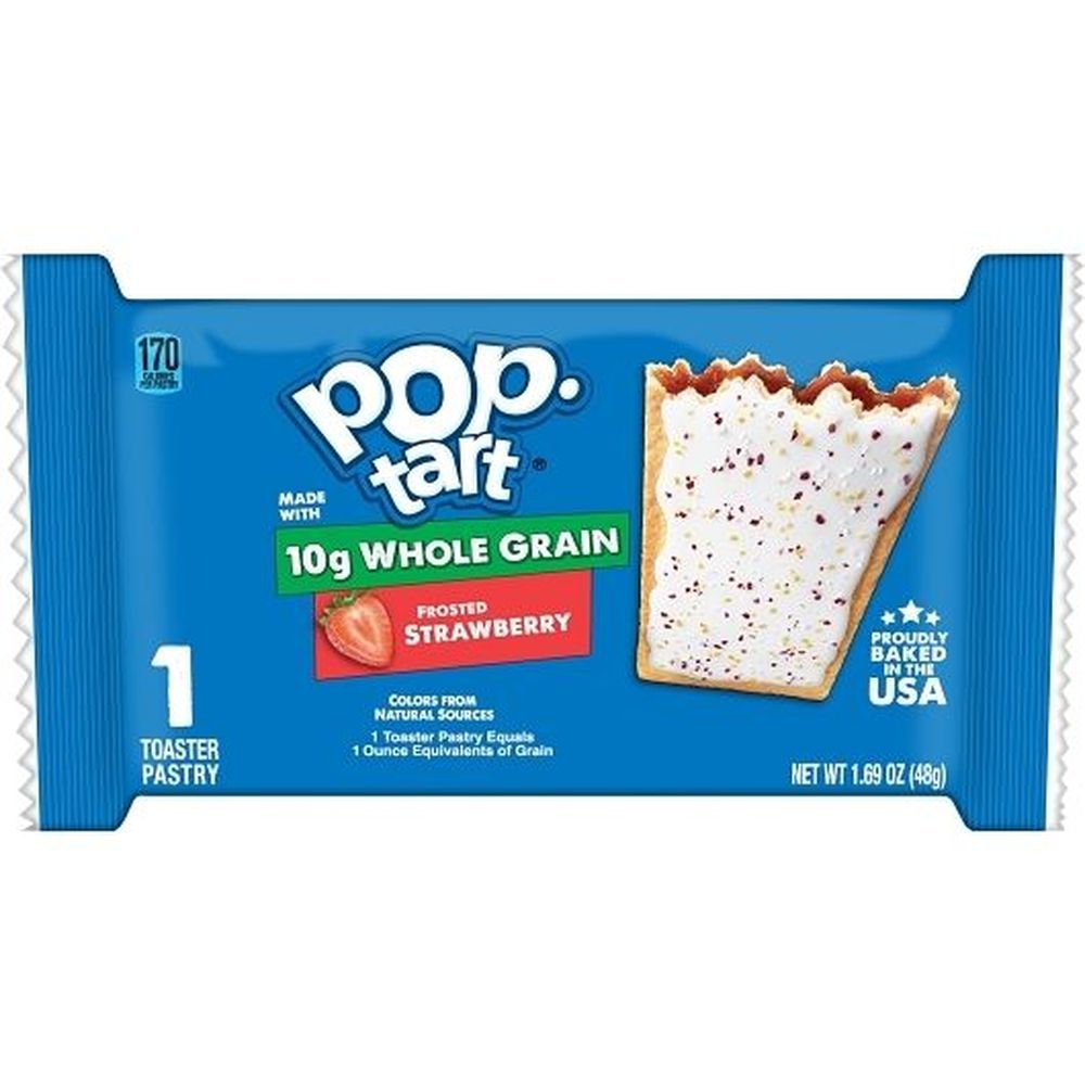 Pop-tarts Frosted Whole Grain Strawberry Toaster Pastry, 1.69 Ounce -- 120 Per Case