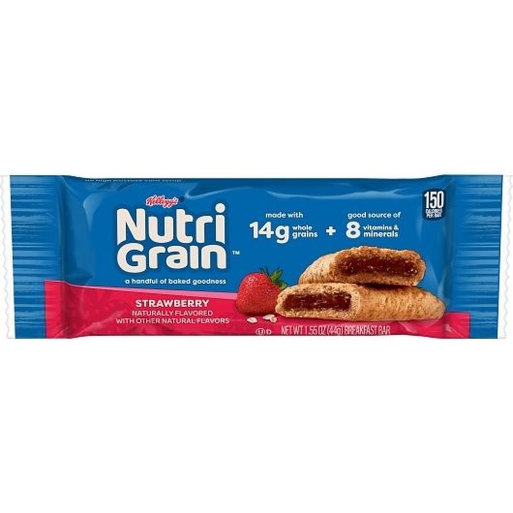 Nutri-grain Strawberry Cereal Bar, 1.55 Ounce -- 96 Per Case