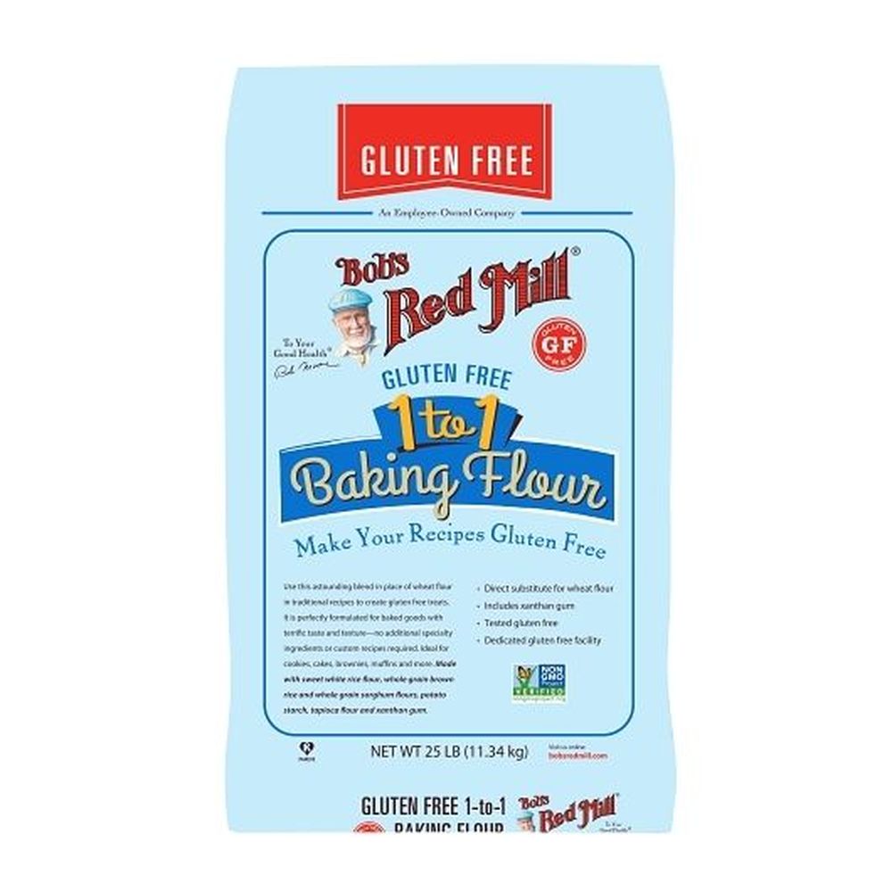 Bob's Red Mill Gluten Free 1-to-1 Baking Flour, 25 Pound