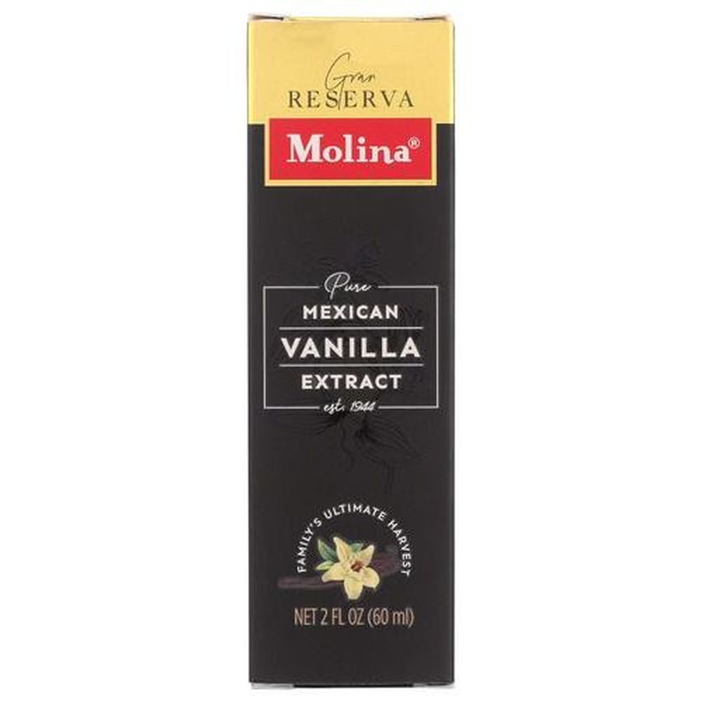Molina Gran Reserva Pure Mexican Vanilla Extract, 2 Ounce -- 12 Per Case