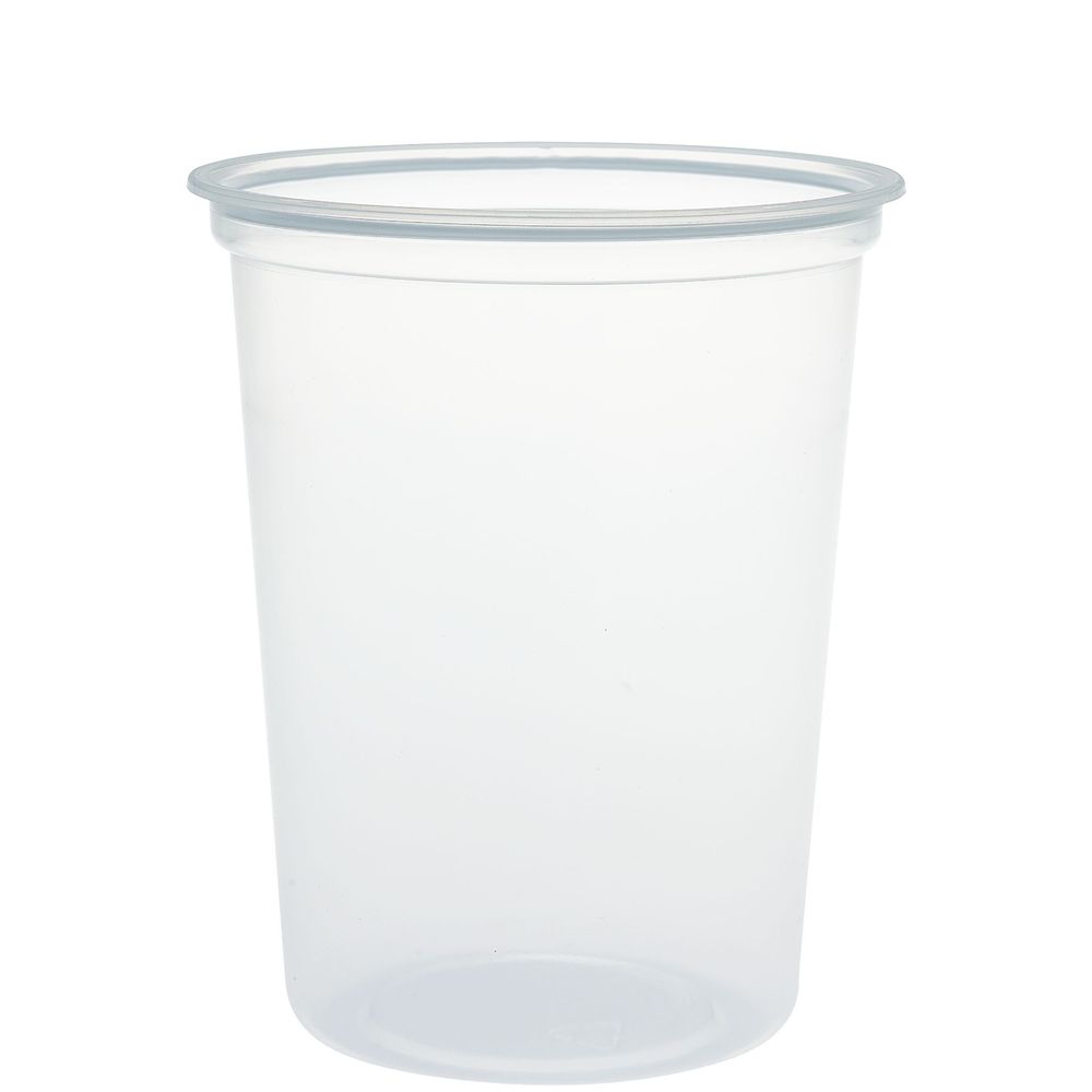 MicroGourmet Polypropylene Contact Clear Deli Container