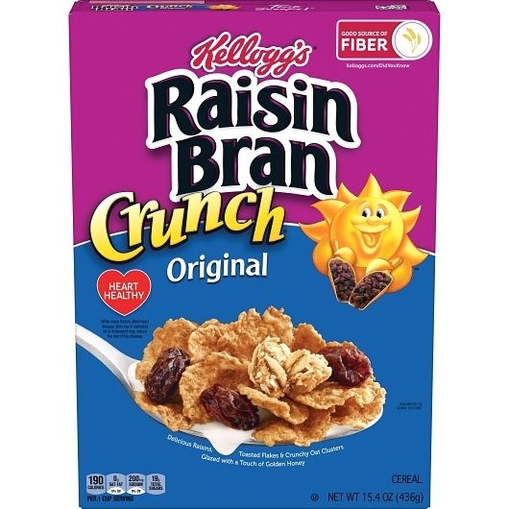 Raisin Bran Original Crunch Cereal, 15.4 Ounce -- 10 Per Case