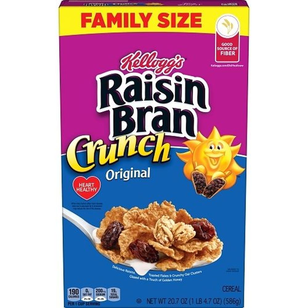 Raisin Bran Original Crunch Cereal, 20.7 Ounce -- 18 Per Case