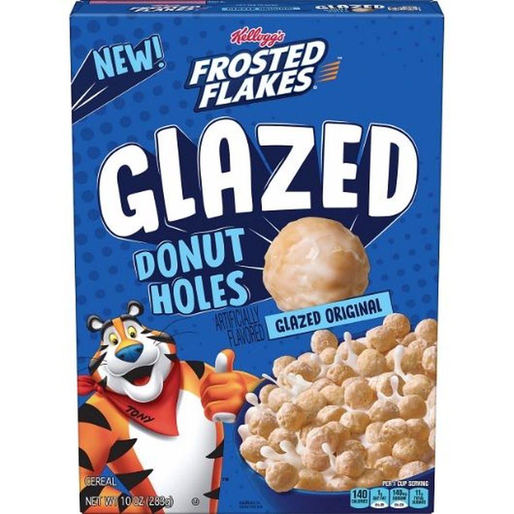 Frosted Flakes Glazed Donut Holes Cereal, 10 Ounce -- 12 Per Case