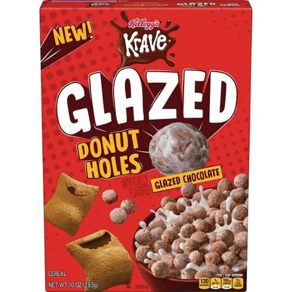 Krave Glazed Donut Holes Cereal, 10 Ounce -- 12 Per Case