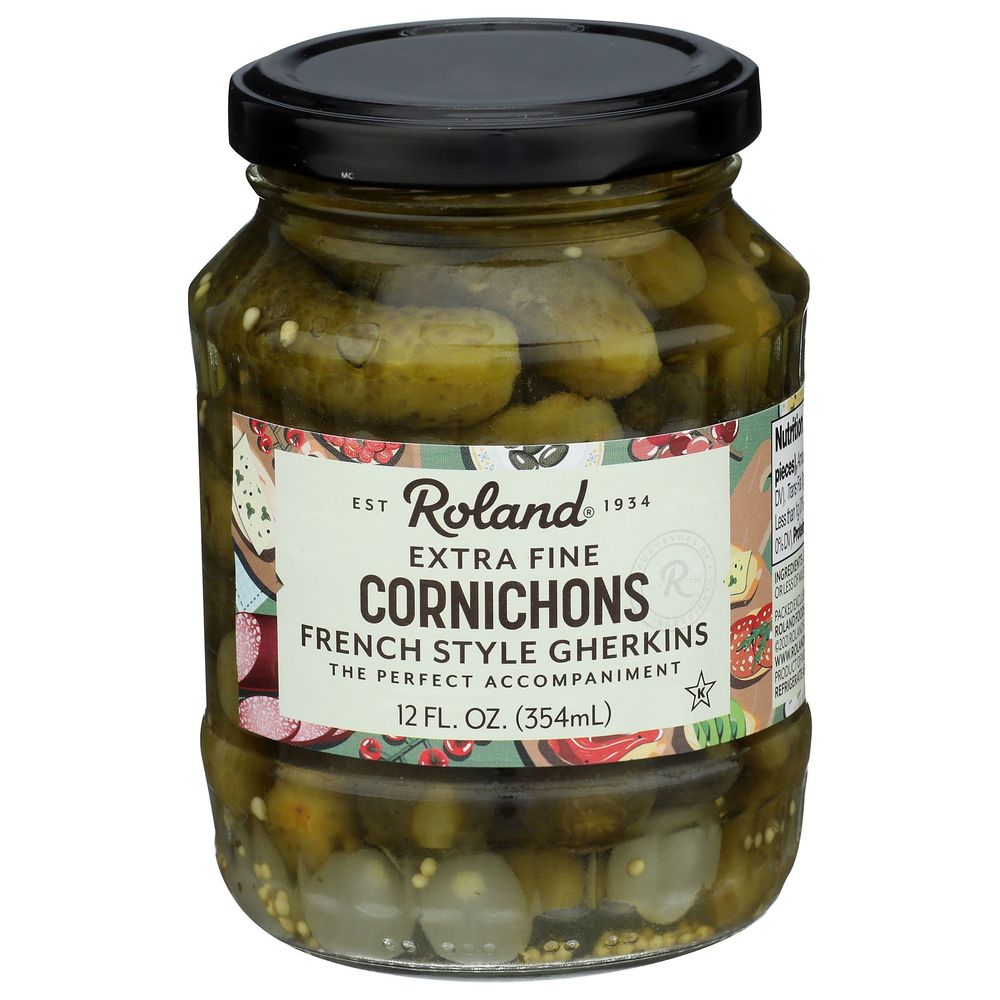 Roland Extra Fine Cornichons, 12 Ounce -- 12 Per Case