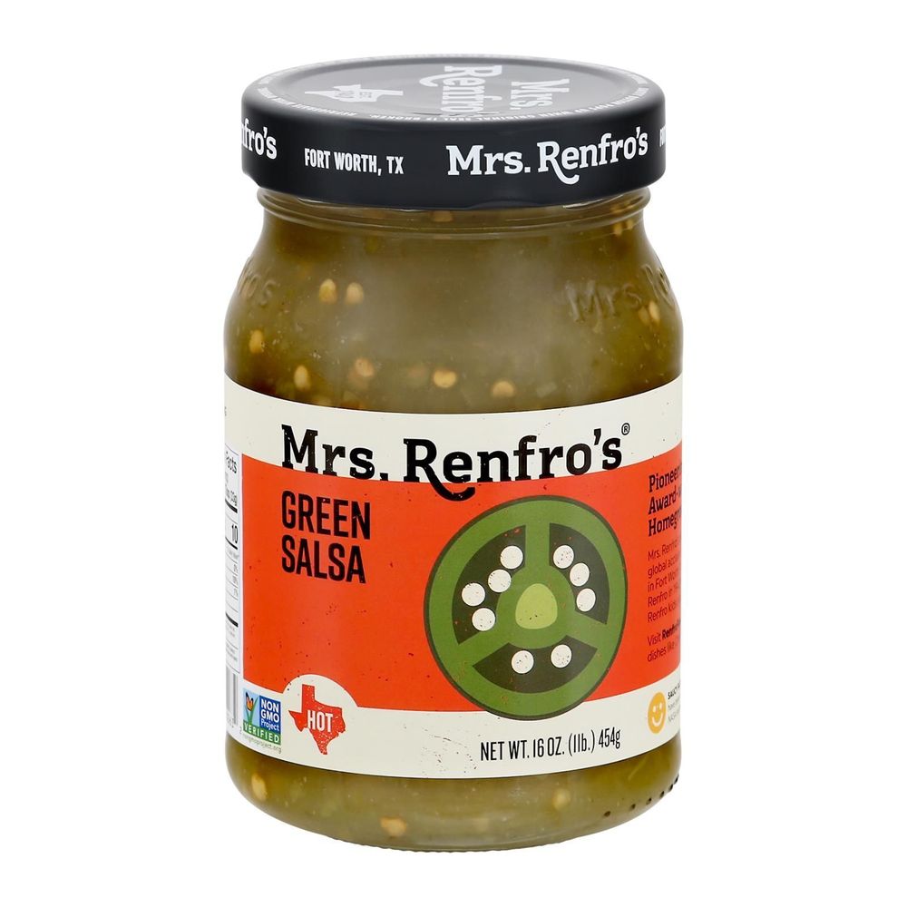 Mrs. Renfro's Green Salsa, 16 Ounce -- 6 Per Case