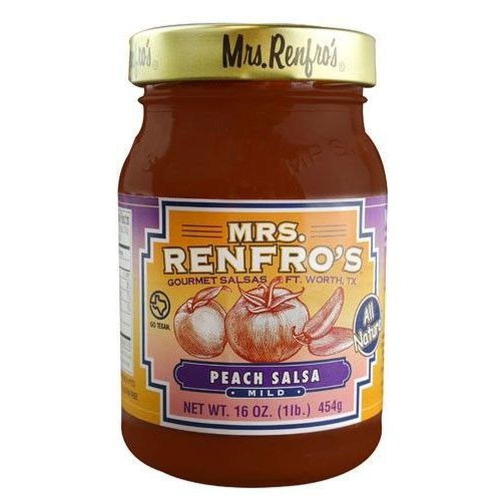 Mrs. Renfro's Peach Salsa, 16 Ounce -- 6 Per Case