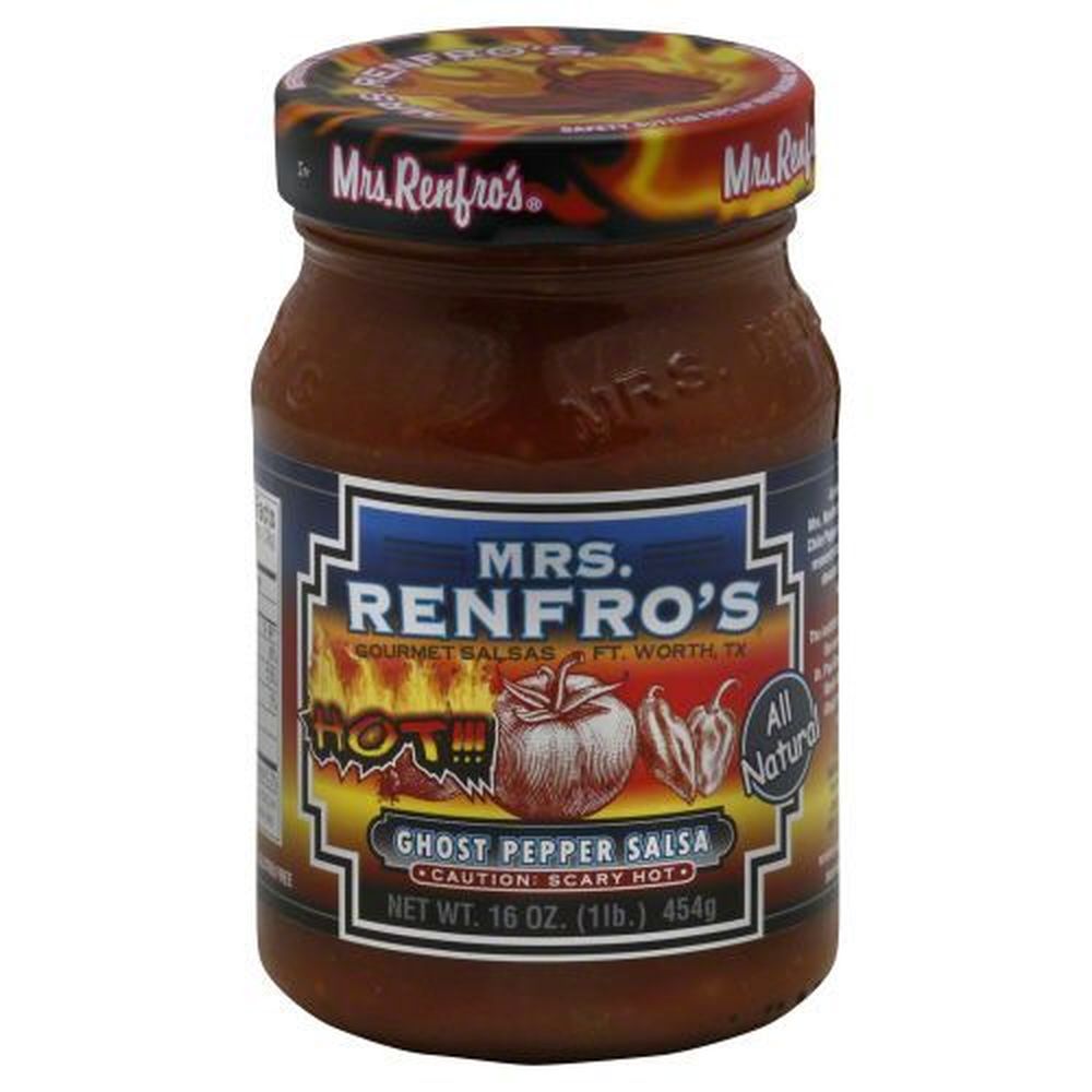 Mrs. Renfro's Ghost Pepper Salsa, 16 Ounce -- 6 Per Case