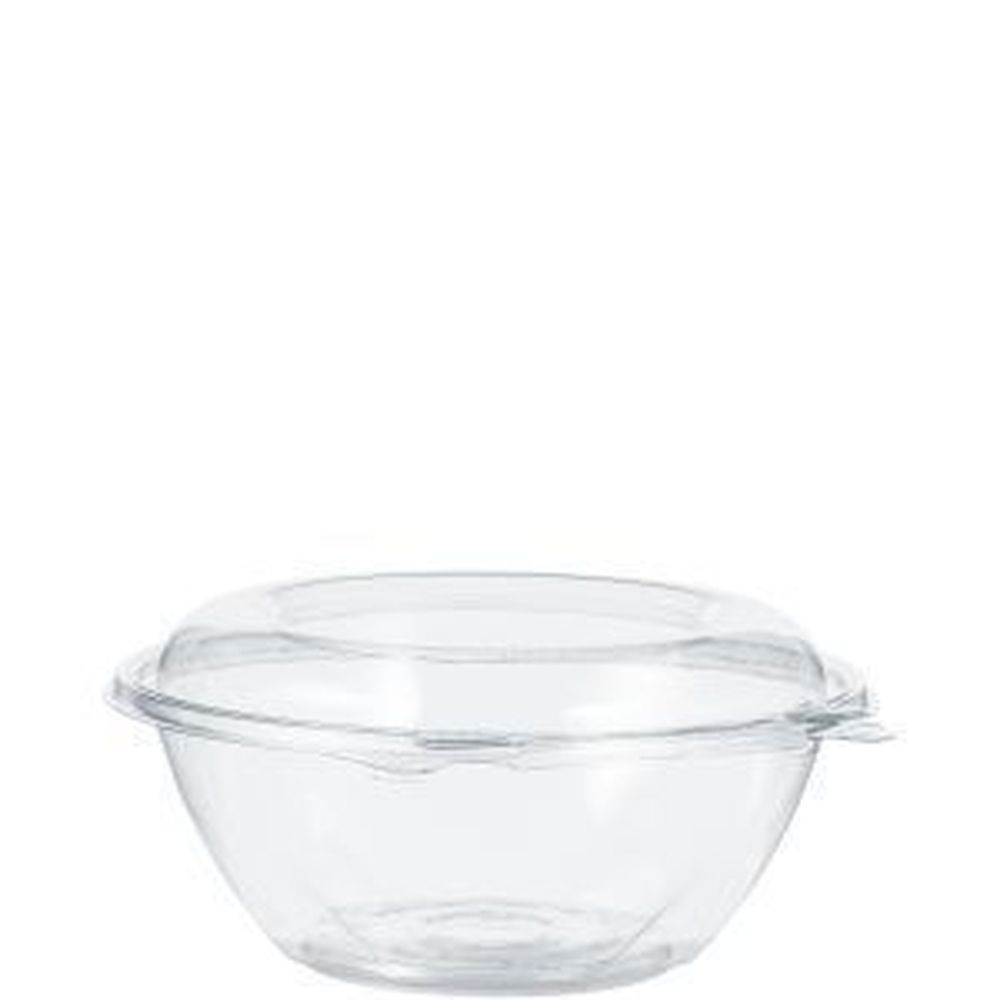 Safeseal Pet Tamper-evident/resistant Clear Bowl With Dome Lid, 24 Ounce Capacity -- 150 Per Case