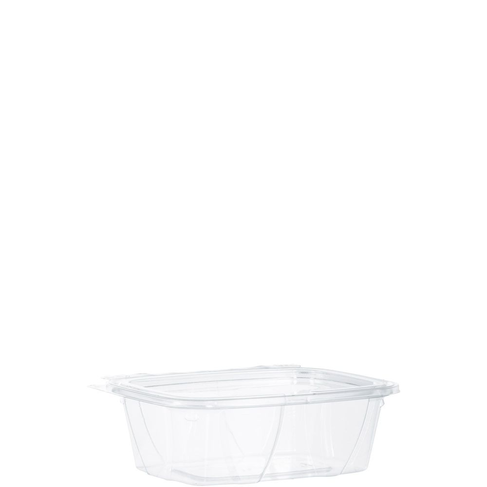Clear PET Tamper-Evident Container with Flat Lid