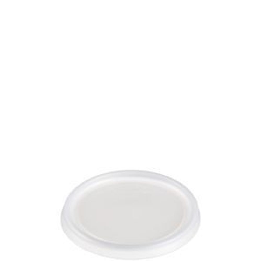 Translucent HIPS Plastic Non-Vented Lid for 6 Ounce Foam Cup