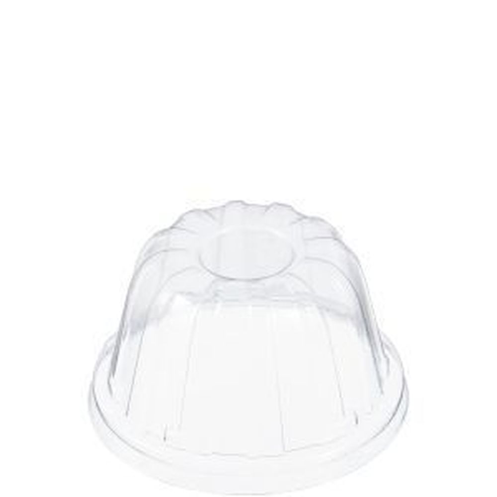 Clear OPS Plastic High Dome Lid for 12 Ounce Foam Cup