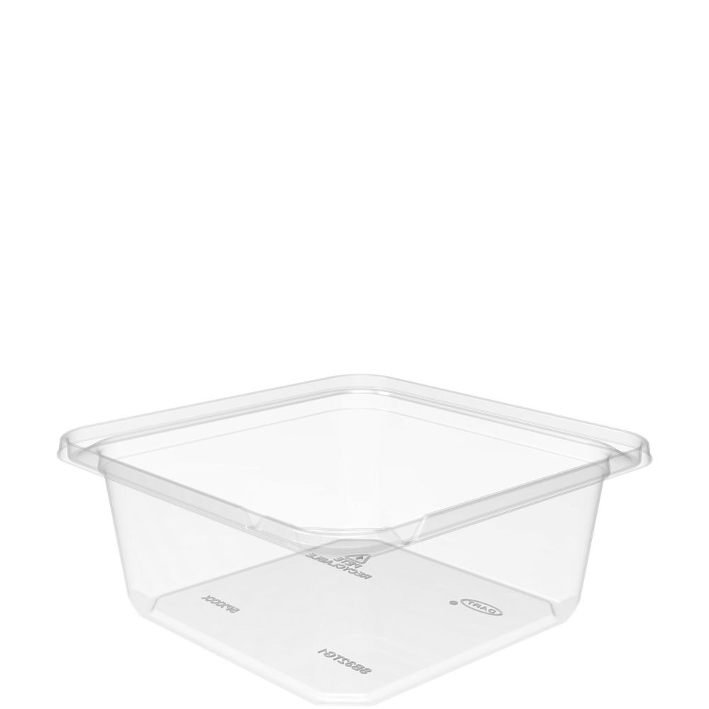Clear PET Plastic Tamper-Evident/Resistant Container