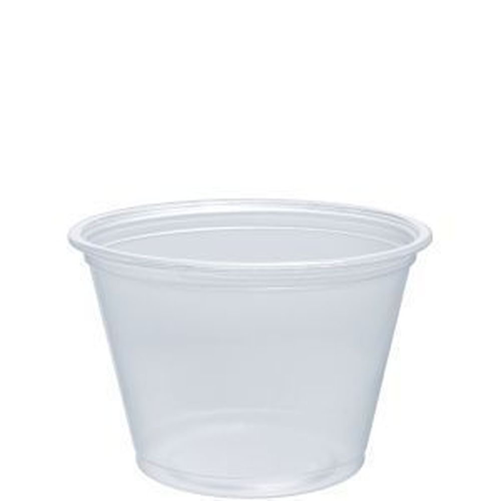 Conex Complements Polypropylene Plastic Contact Clear Portion Container, 2.5 Ounce Capacity -- 2500 Per Case
