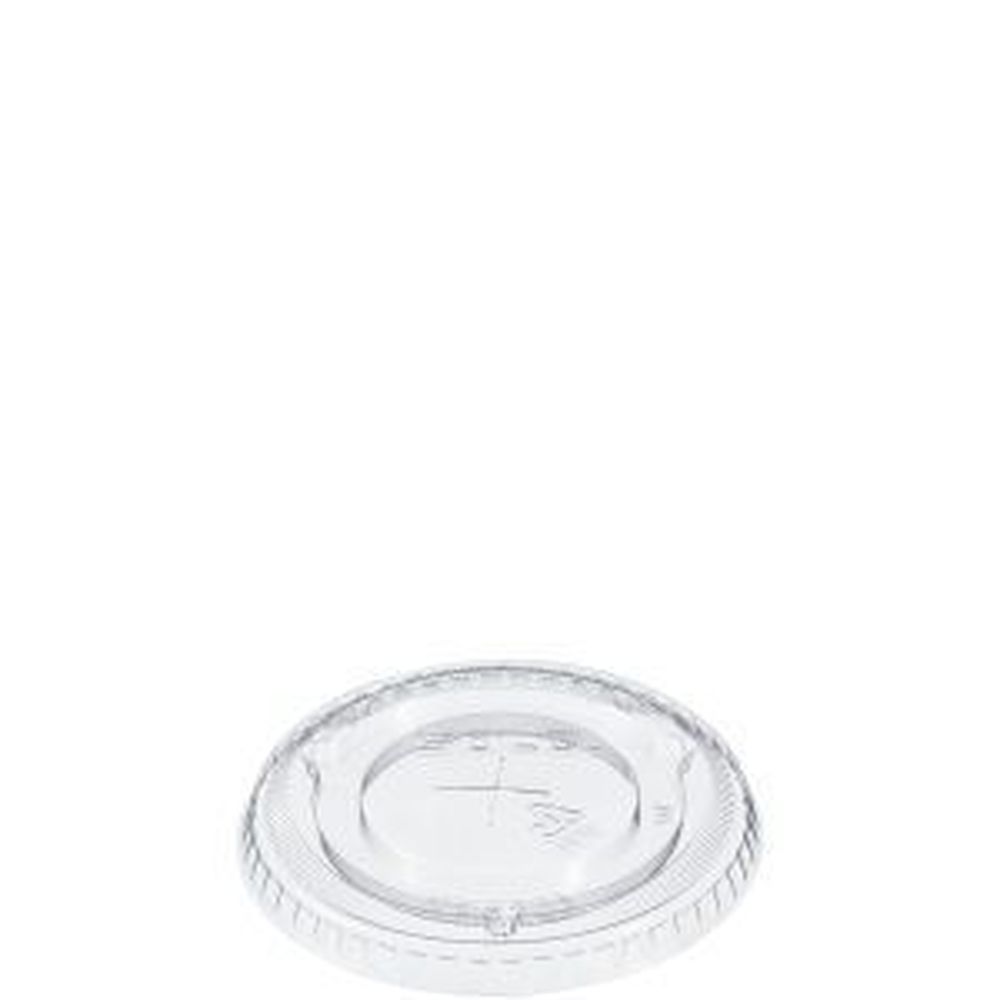 Clear Flat Lid with Straw Slot for Y9 Y10 P10 and P10R Cold Cup