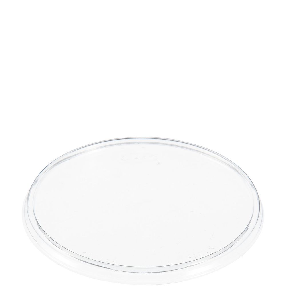 Clear OPS Plastic Non-Vented Lid for 32 Ounce Foam Cup