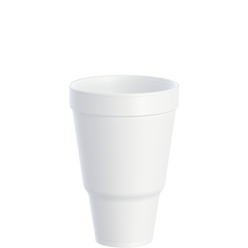 J Cup White Large Eps Insulated Foam Pedestal Squat Cup, 32 Ounce Capacity -- 500 Per Case