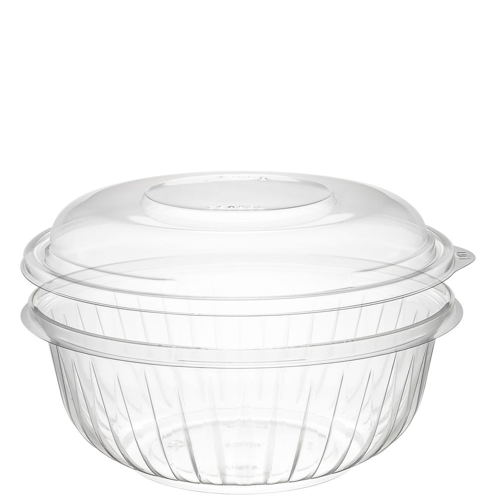 Presentabowls PET Plastic Clear Bowl with Dome Lid
