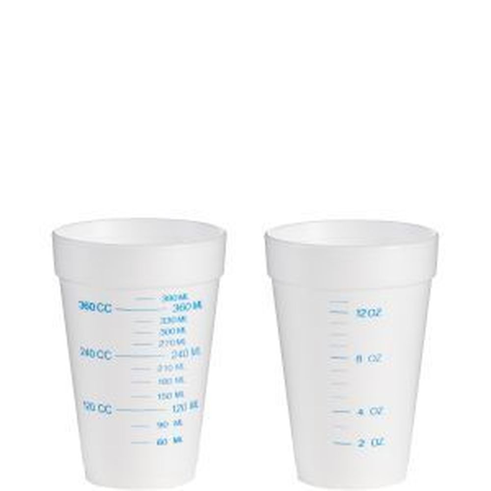 J Cup Eps Graduated Insulated Foam Cup, 16 Ounce Capacity -- 1000 Per Case