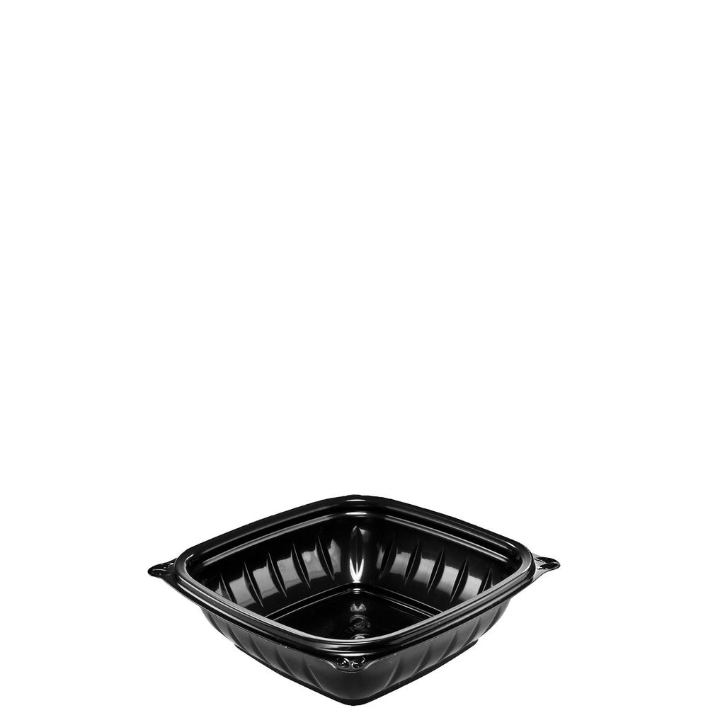 Presentabowls Pro Polypropylene Square Black Bowl 8 Ounce
