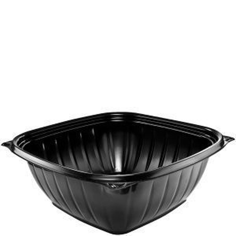 Presentabowls Pro Polypropylene Square Black Bowl
