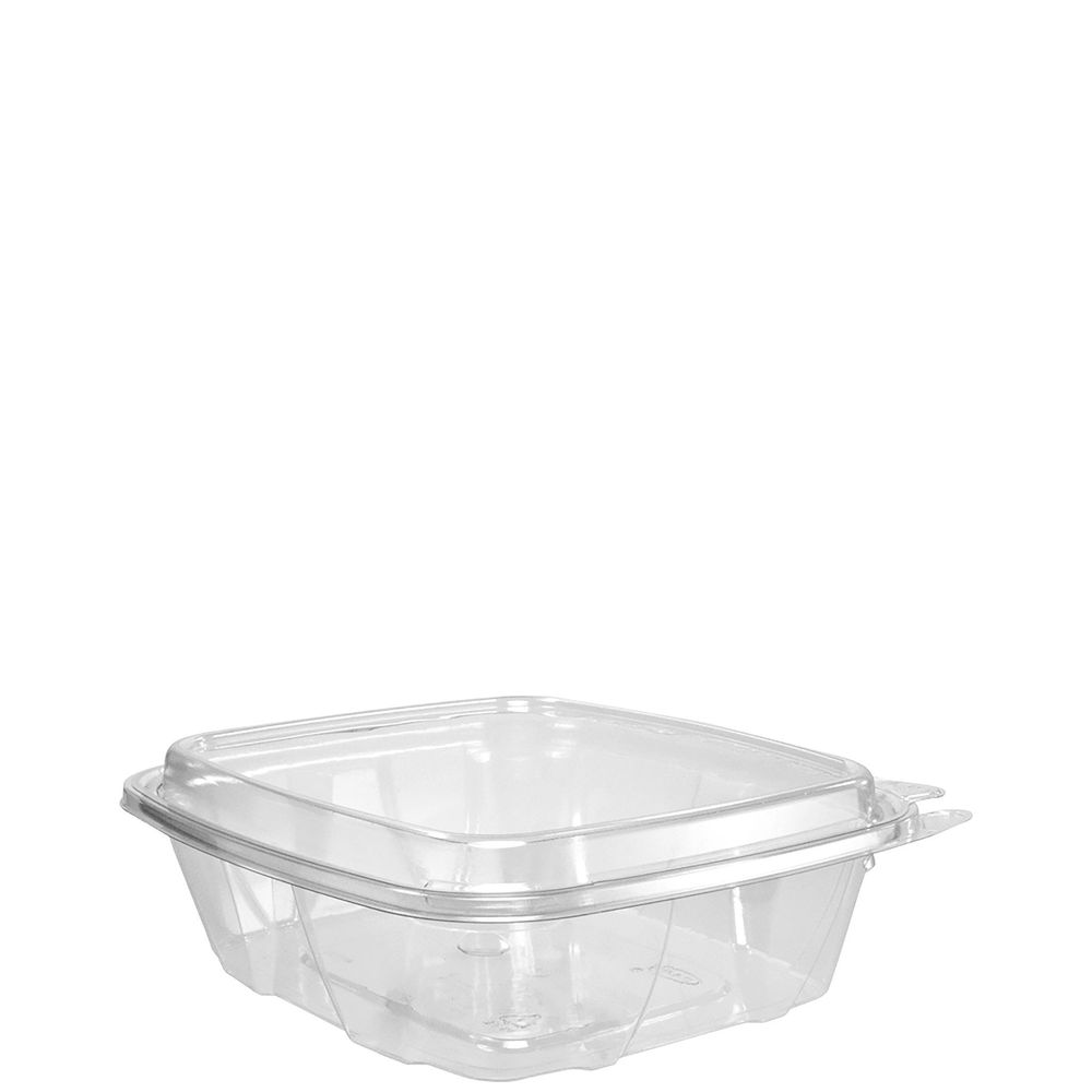Clearpac Safeseal Pet Plastic Clear Tamper-evident/resistant Container With Dome Lid, 24 Ounce Capacity -- 200 Per Case
