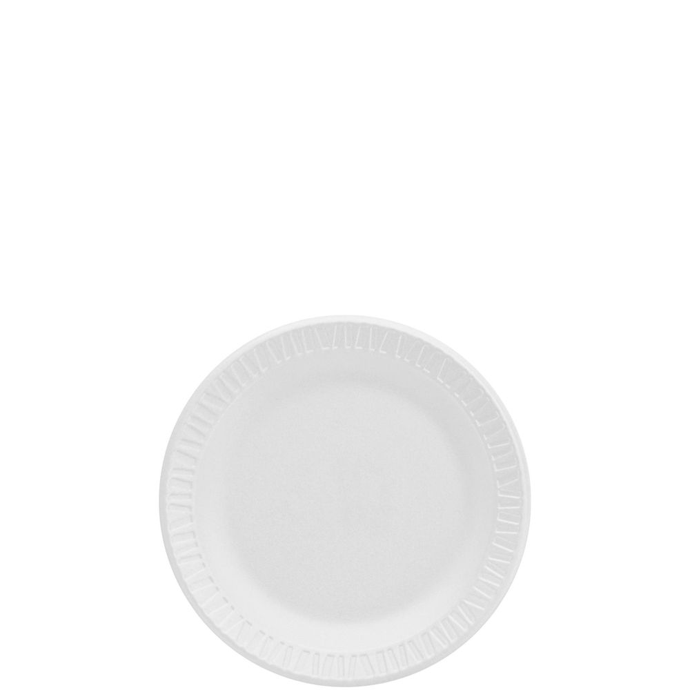 Concorde White Xps Non-laminated Foam Plate, 6 X 6 X 0.61 Inch -- 1000 Per Case