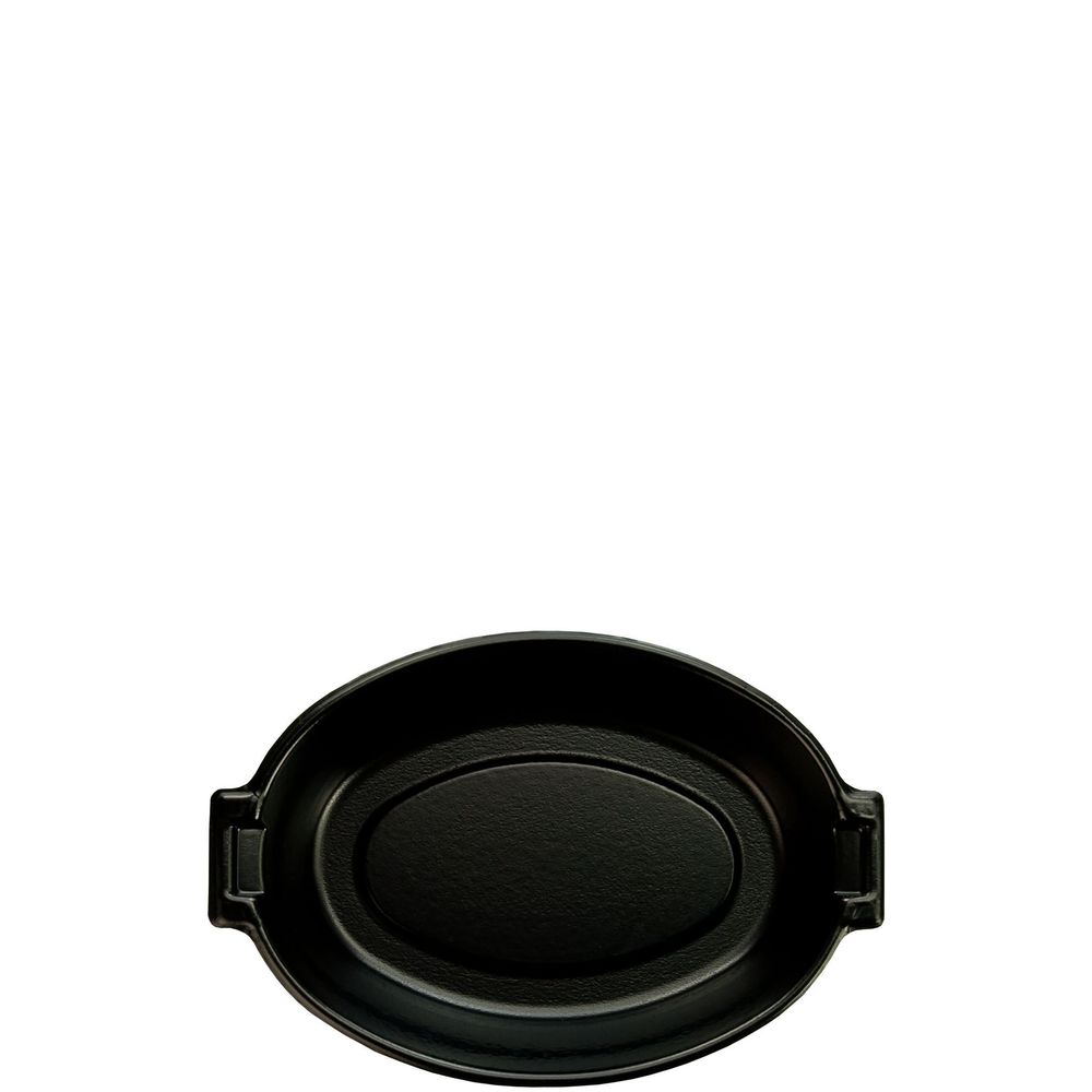 Dart Quiet Classic Black Laminated Casserole Dish Plate, 8 Ounce Capacity -- 1000 Per Case