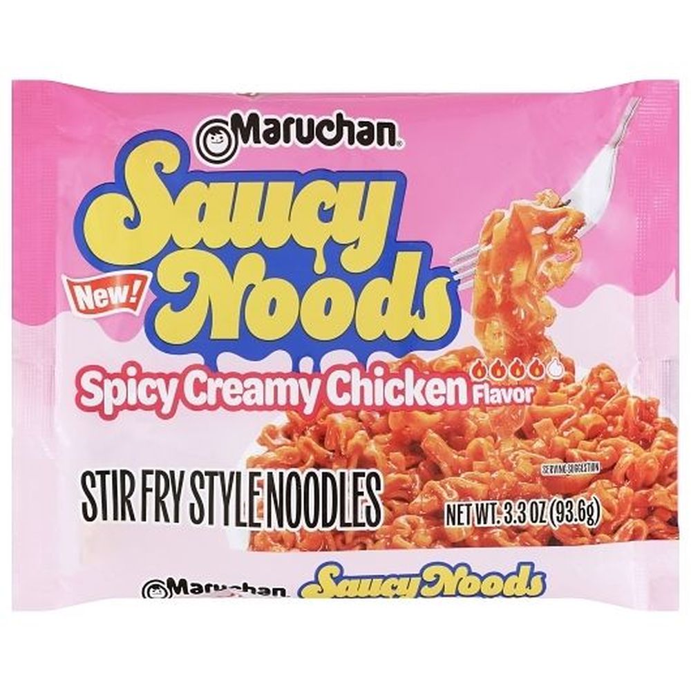 Spicy Creamy Chicken Flavor Saucy Ramen Noodles