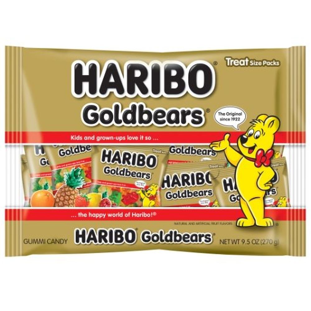 Gold Bears Mini Gummy Candy