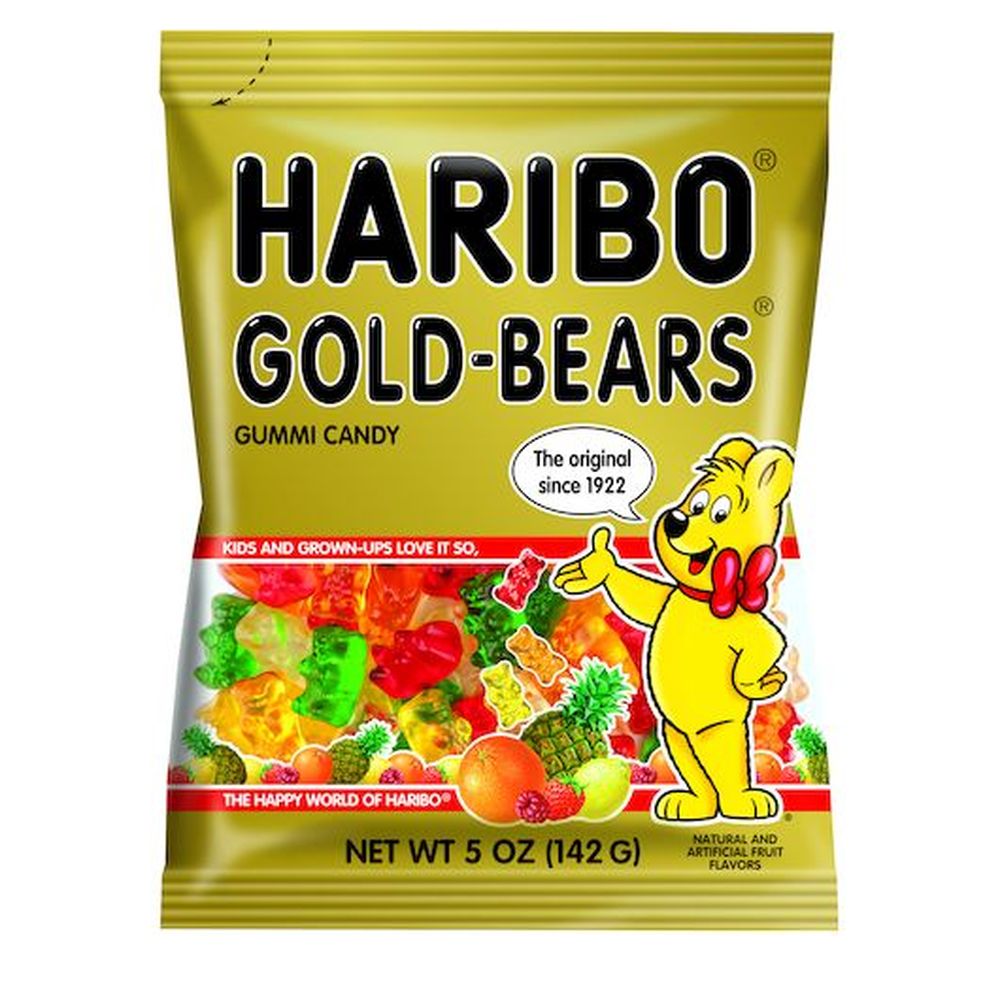 Haribo Gold Bears Gummy Candy, 5 Ounce -- 12 Per Case
