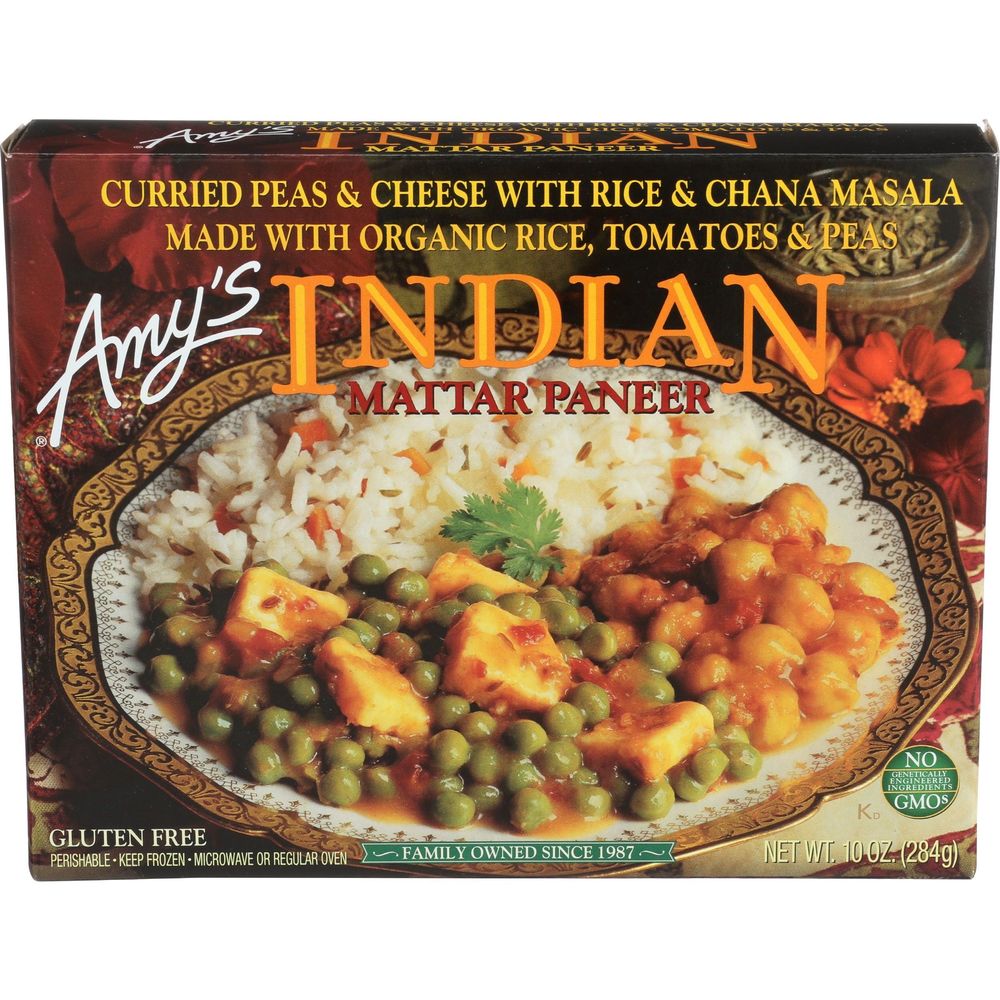 Organic Indian Mattar Paneer