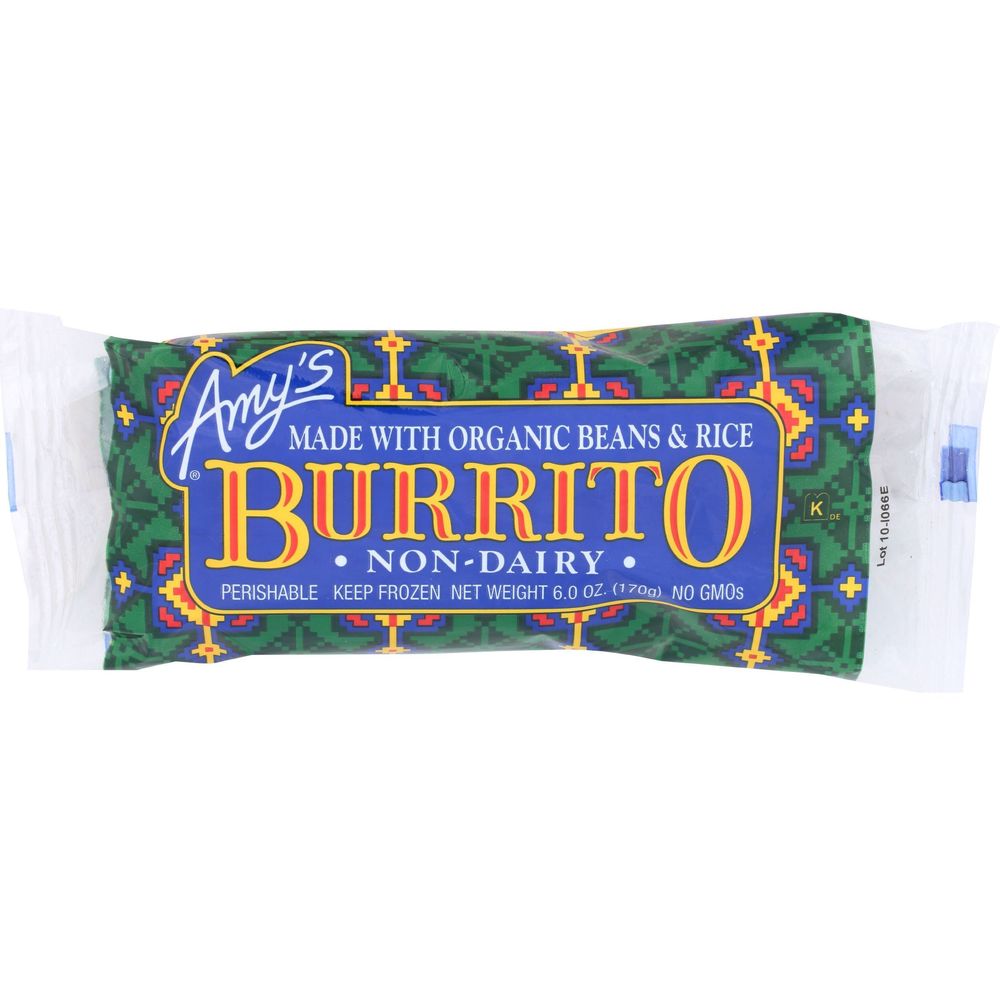 Organic Beans and Rice Burrito