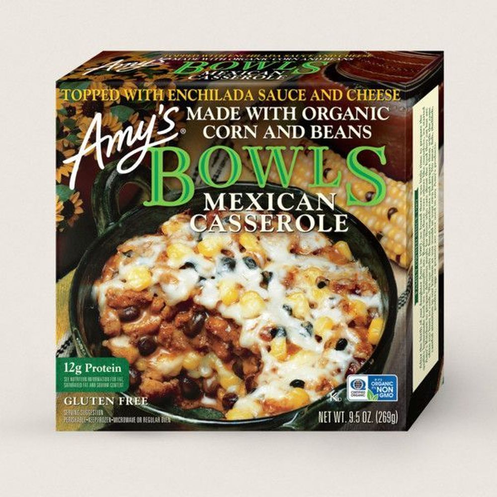 Mexican Casserole Bowl with Organic Corn and Beans